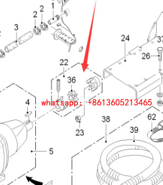 进口铣刨机注水泵联轴器128740