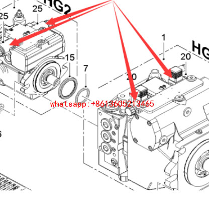 铣刨机电磁阀线圈2145380